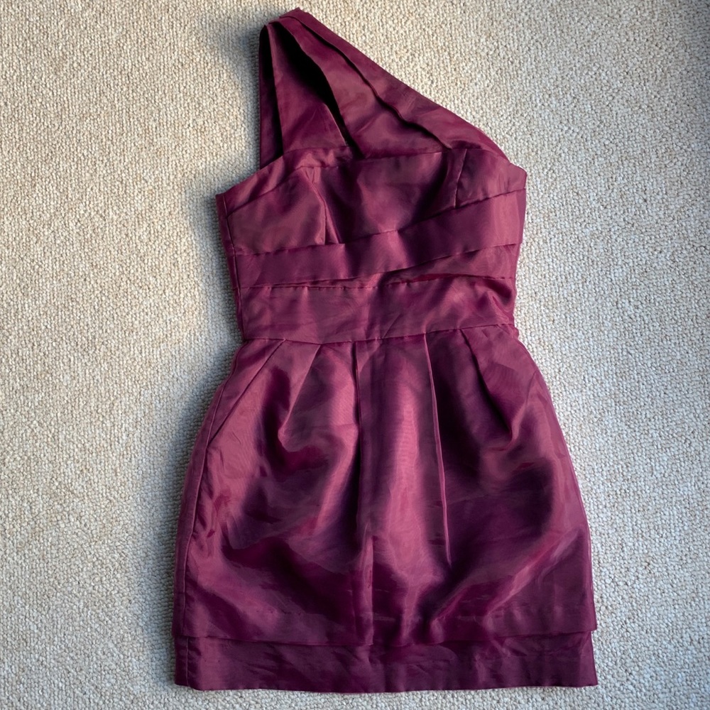 BCBG One Shoulder Dress